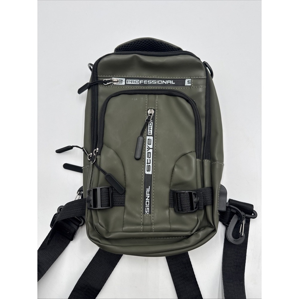 Staye Professional Tactical Travel Crossbody Olive Green Camping Adjustable Bag